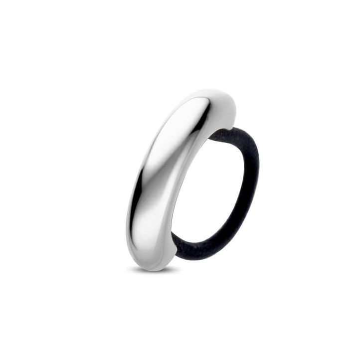 Stalen hair cuff zilverkleurig – minimalistisch haaraccessoire