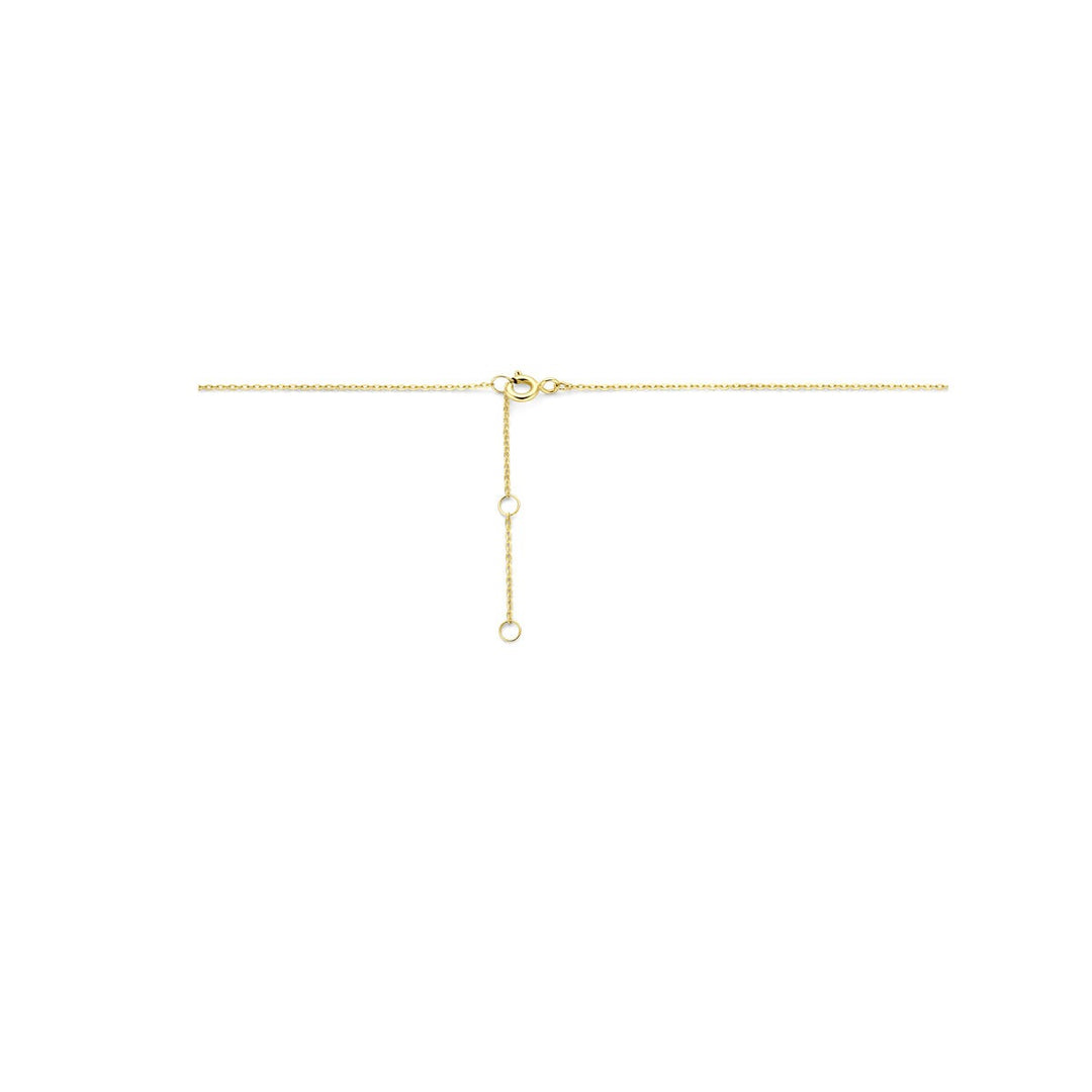 9k geelgouden collier met strik – verfijnd damescollier met symbolische charme