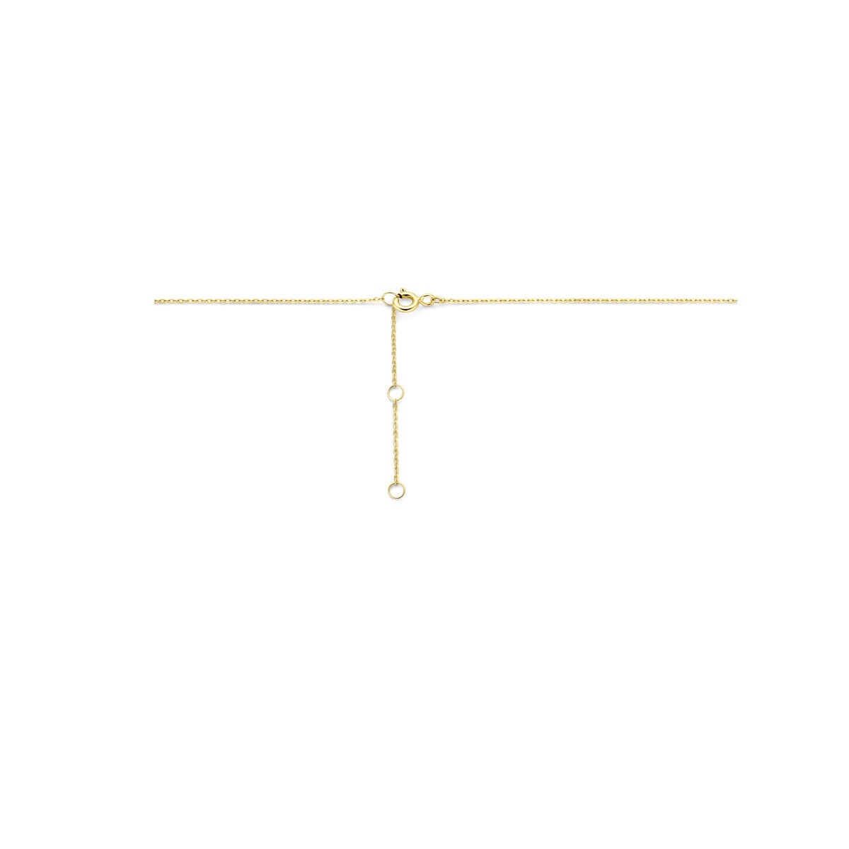 9k geelgouden collier met strik – verfijnd damescollier met symbolische charme