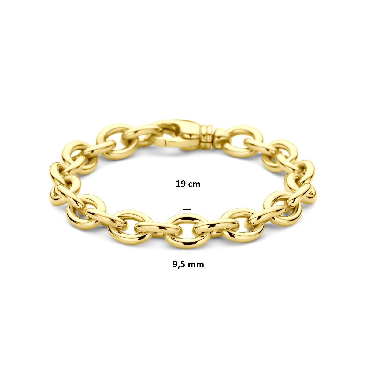 Gouden Schakel Armband 14k Anker – Dames