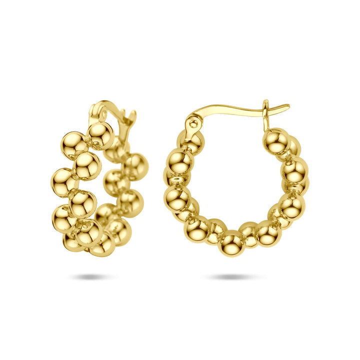 Verguld zilveren oorringen – 925 zilver