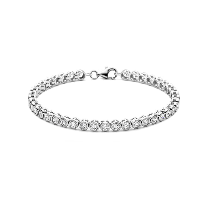 Zilveren kinderarmband met zirkonia – gerhodineerd 925 zilver