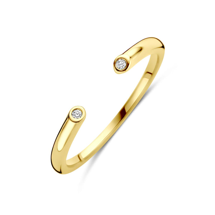 Gouden ring met diamant – 14k