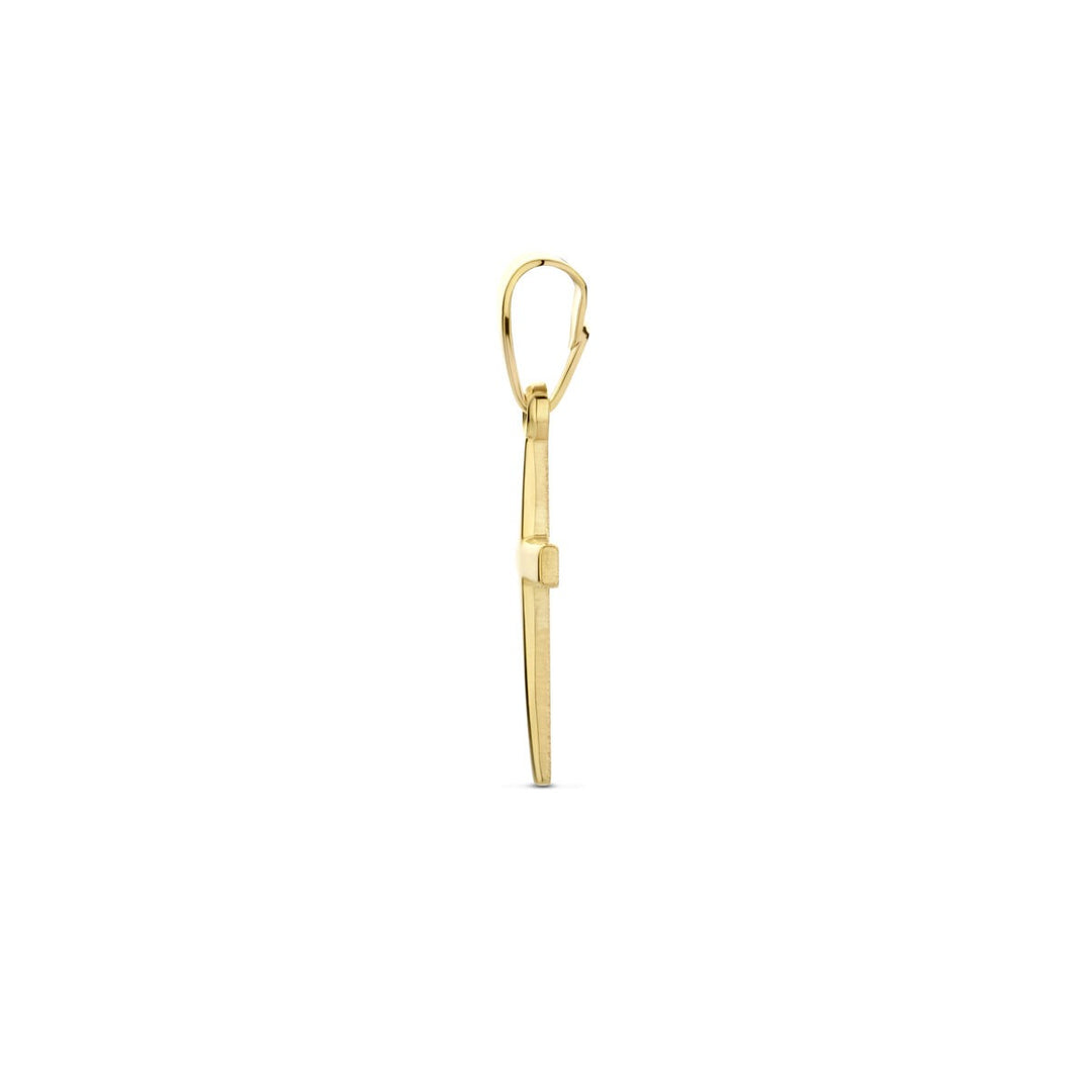 14k geelgouden kruis hanger – klassiek symbool in verfijnd formaat
