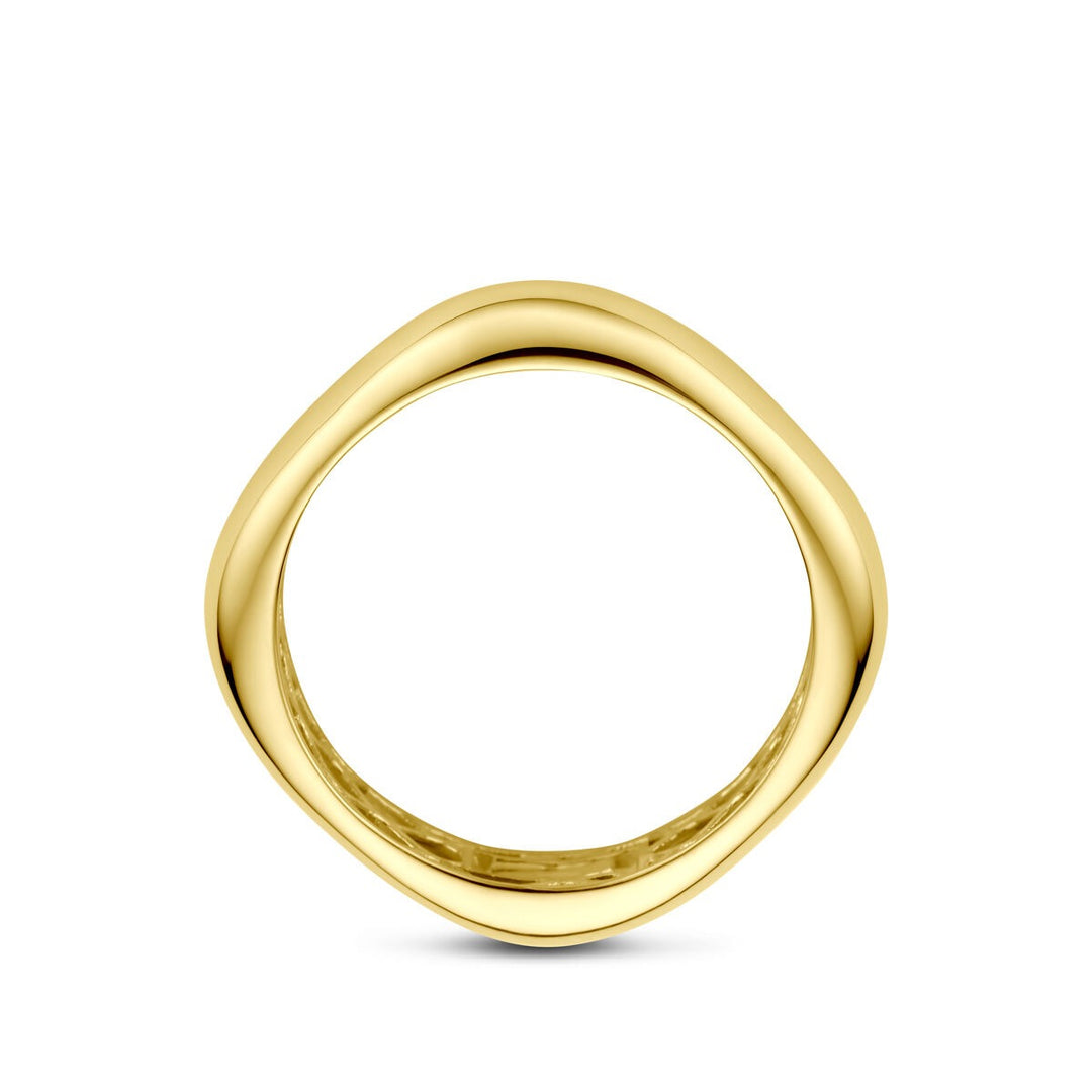 Gouden ring – 14k geelgoud, 4 mm breed