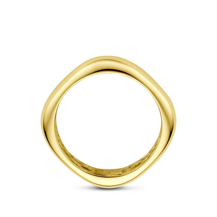 Gouden ring – 14k geelgoud, 4 mm breed
