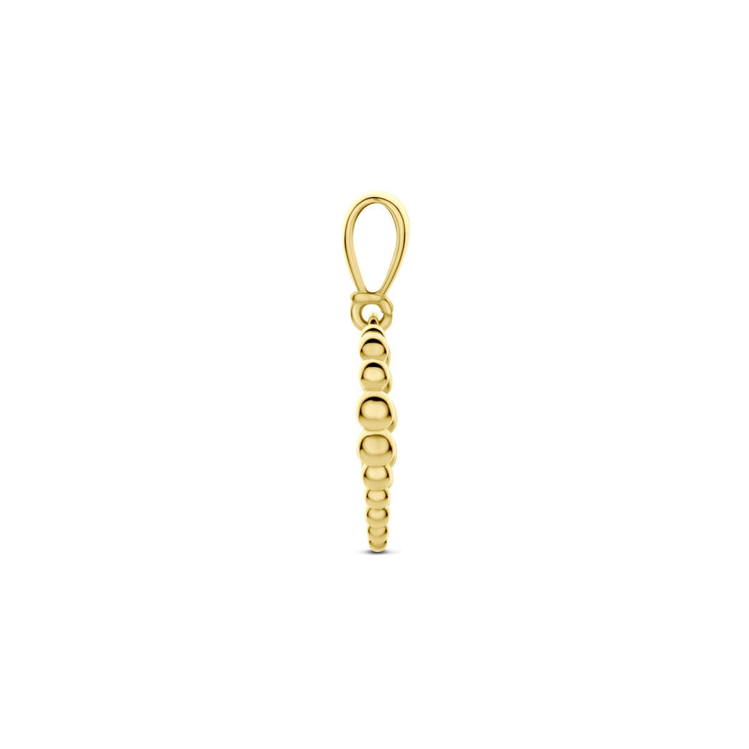 9k Geelgouden hart hanger