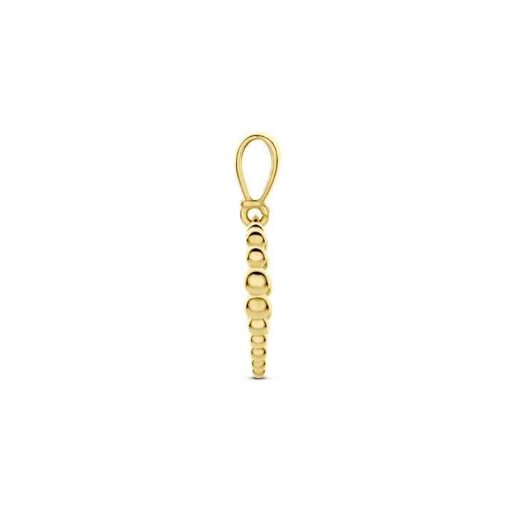 9k Geelgouden hart hanger