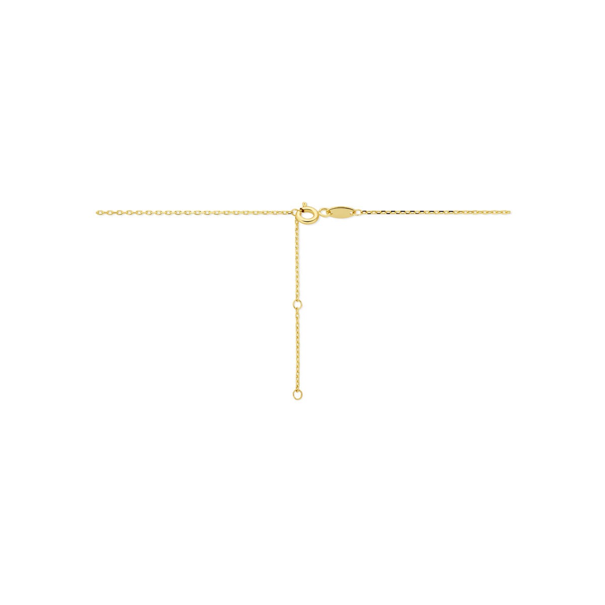 14k Geelgouden collier met hanger – verfijnde elegantie