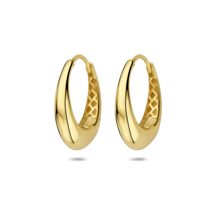 14k Geelgouden oorringen dames