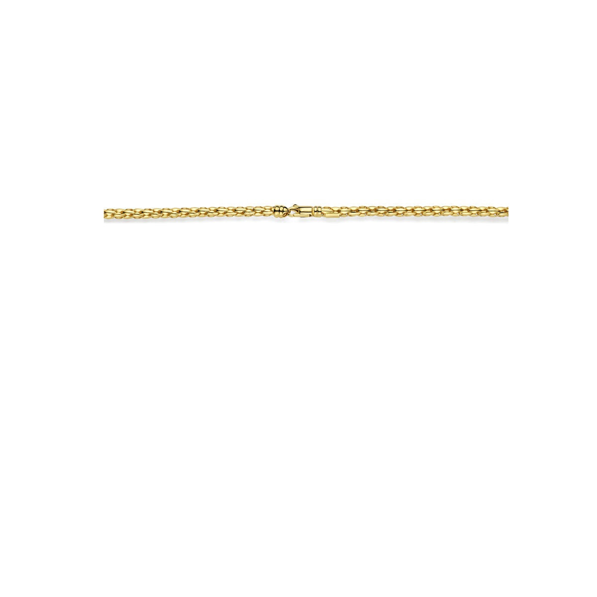Gouden dames ketting – 14k schakel collier