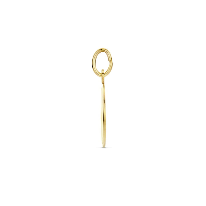9k Gele Graveerhanger