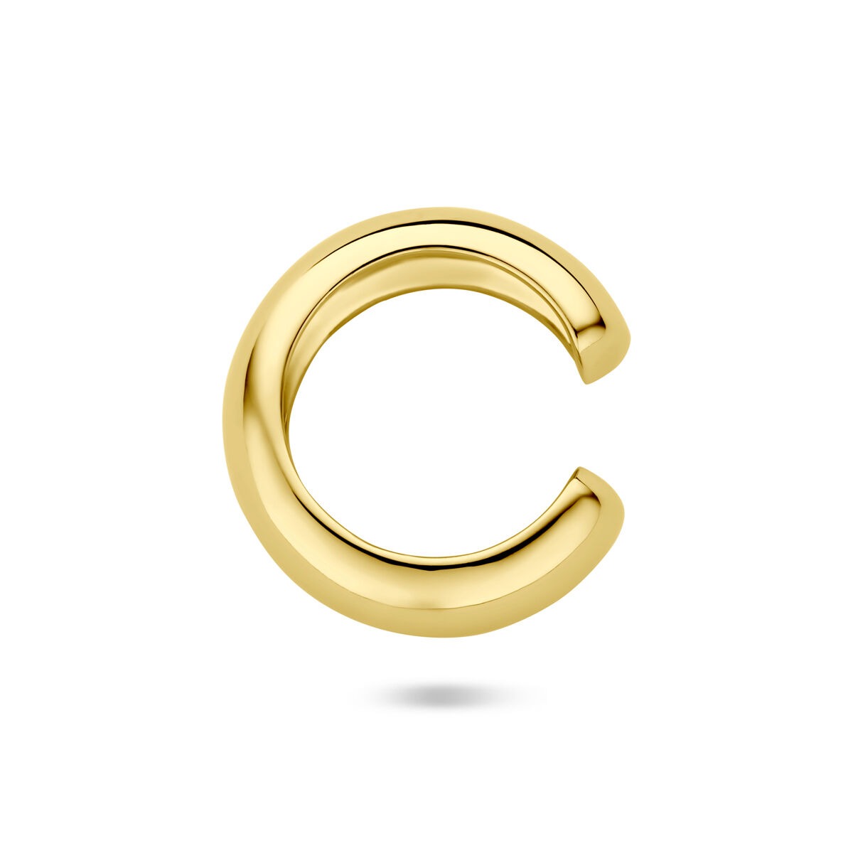 Verguld zilveren earcuff