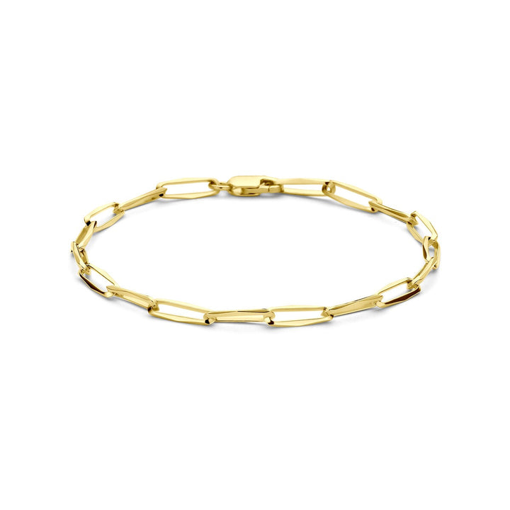 14k Geelgouden Closed Forever armband dames