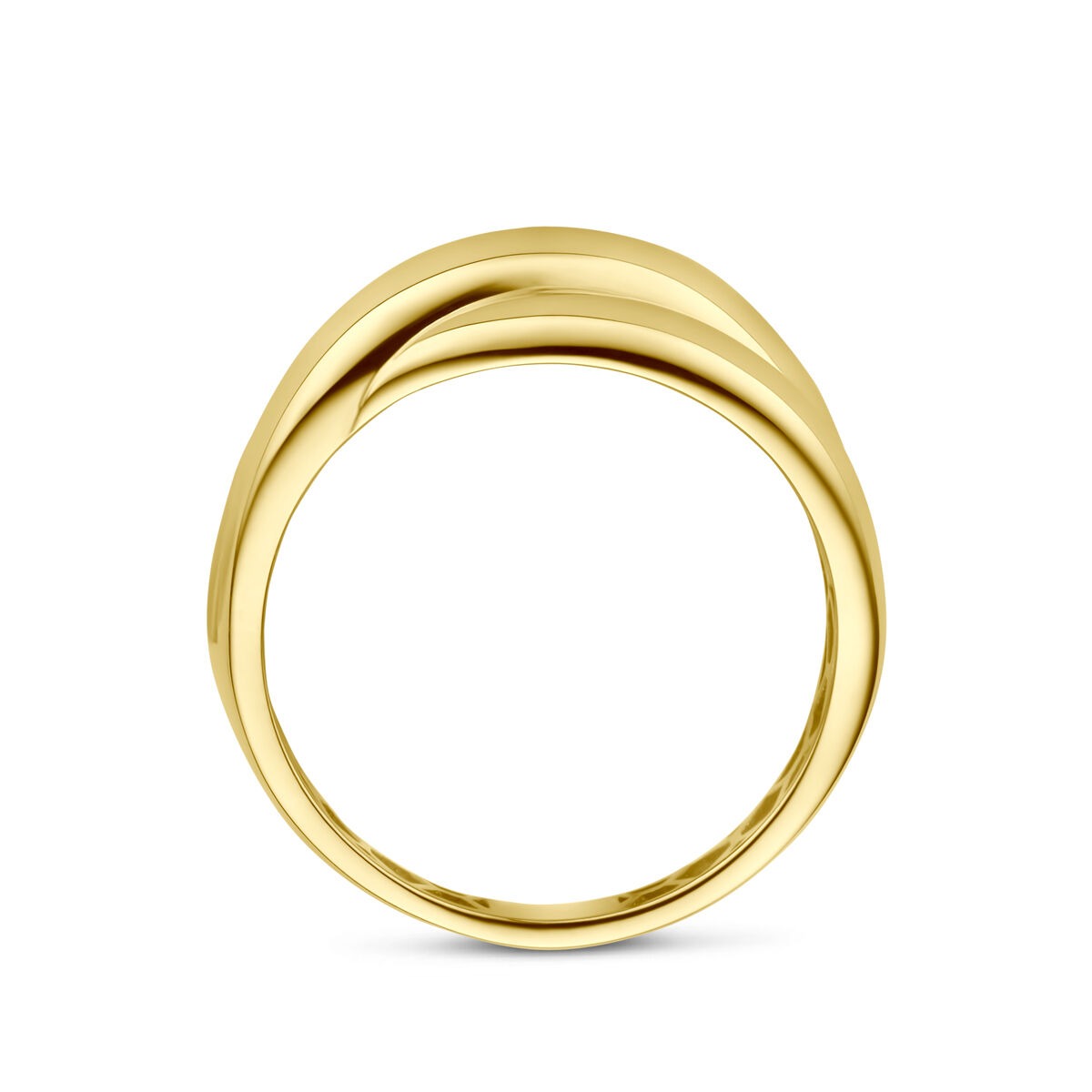 9k geelgouden damesring