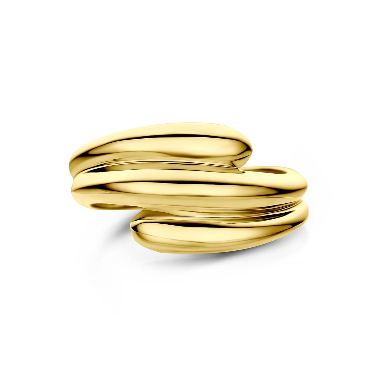 14k Geelgouden dames ring