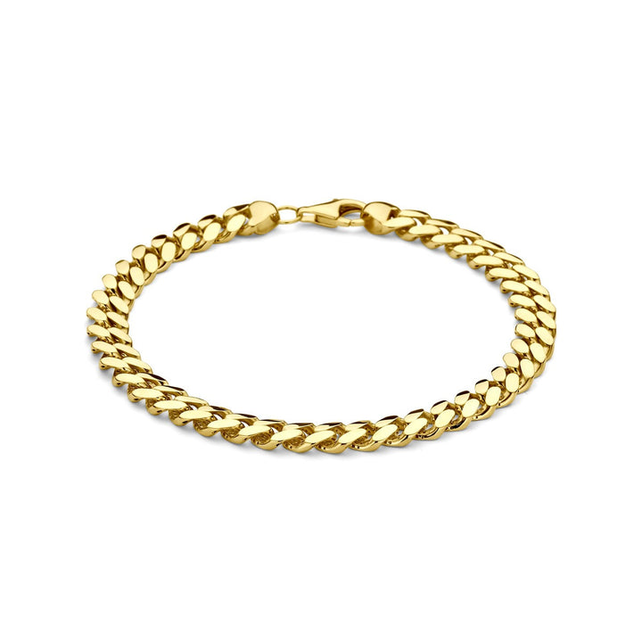 Gouden heren armband – 14k gourmet armband