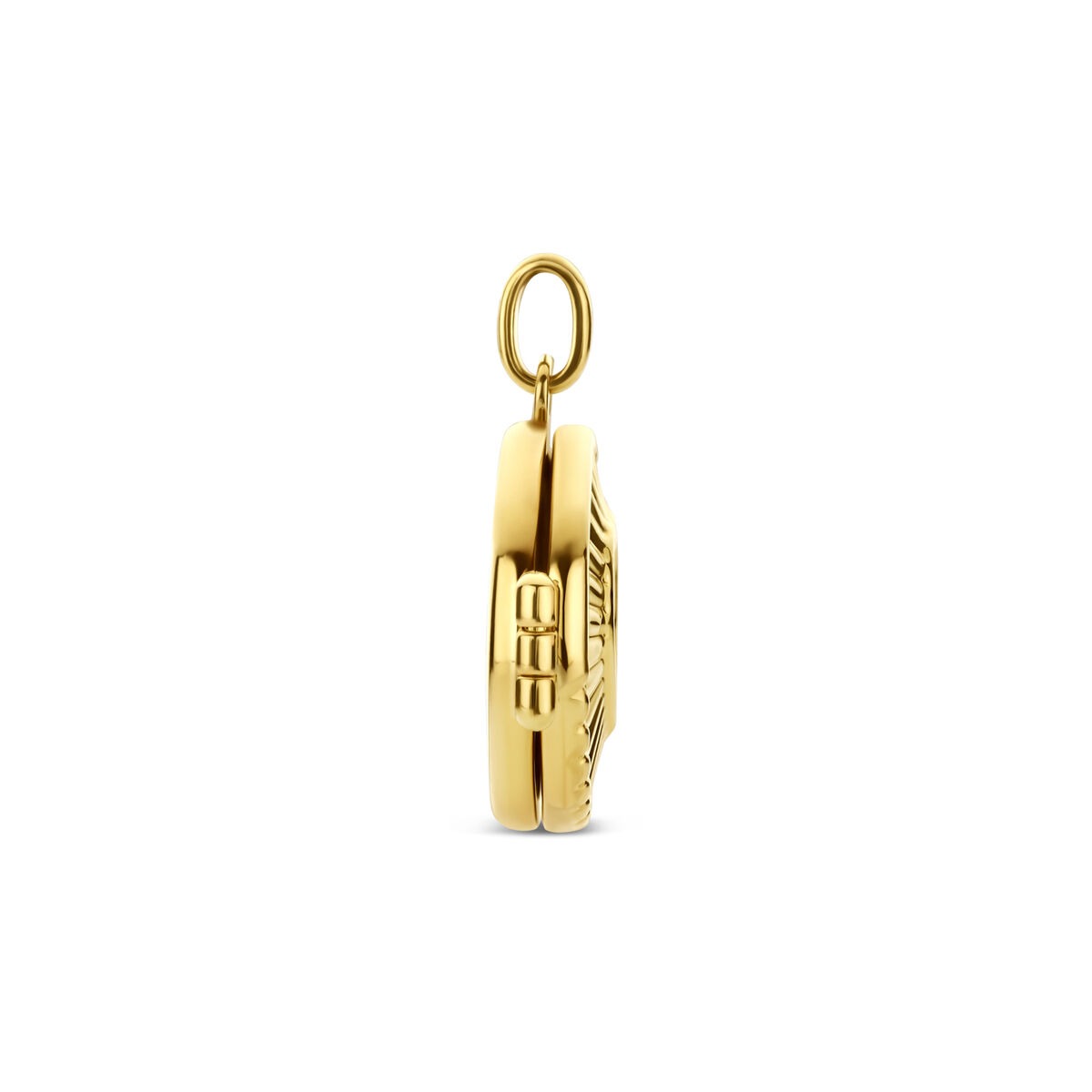 14k Geelgouden medaillon met hartje