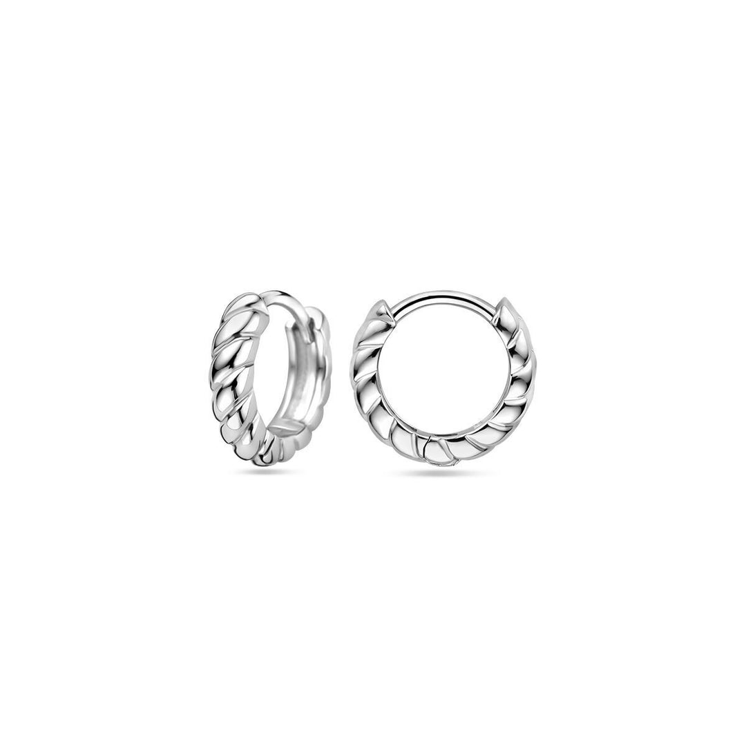drop earrings silver rhodium plated