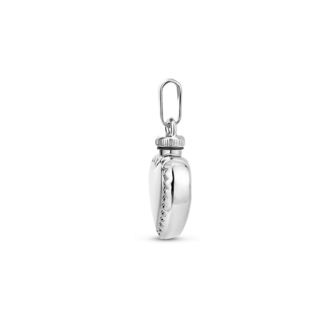 Zilveren urnhanger hart – 925 gerhodineerd zilver