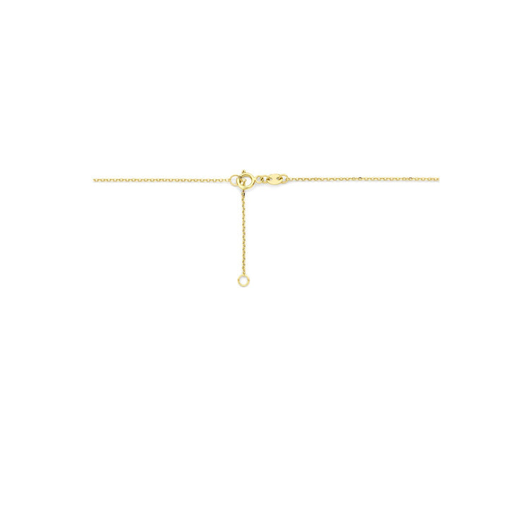 14k geelgouden bolletjes collier