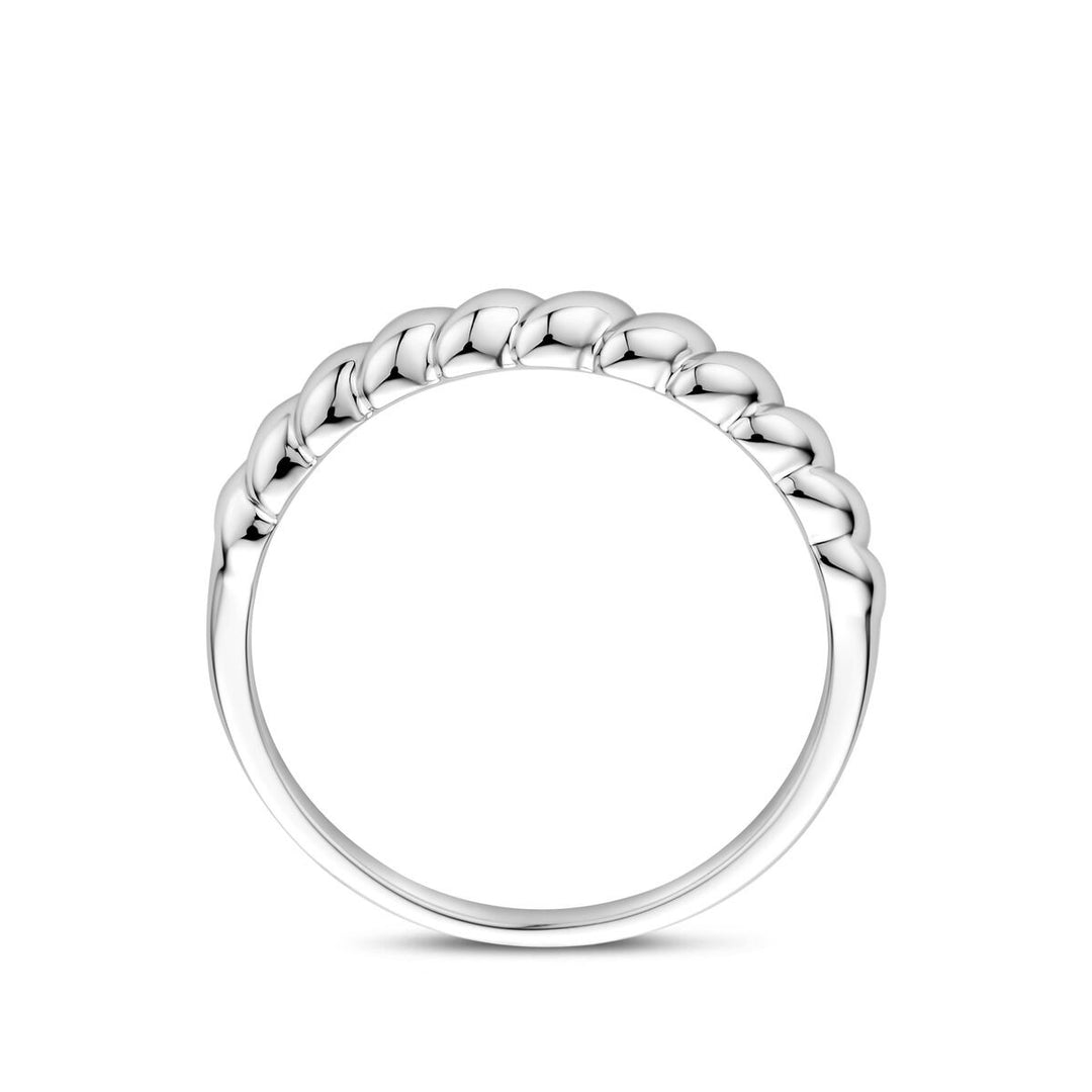 Gerhodineerd 925 zilveren ring