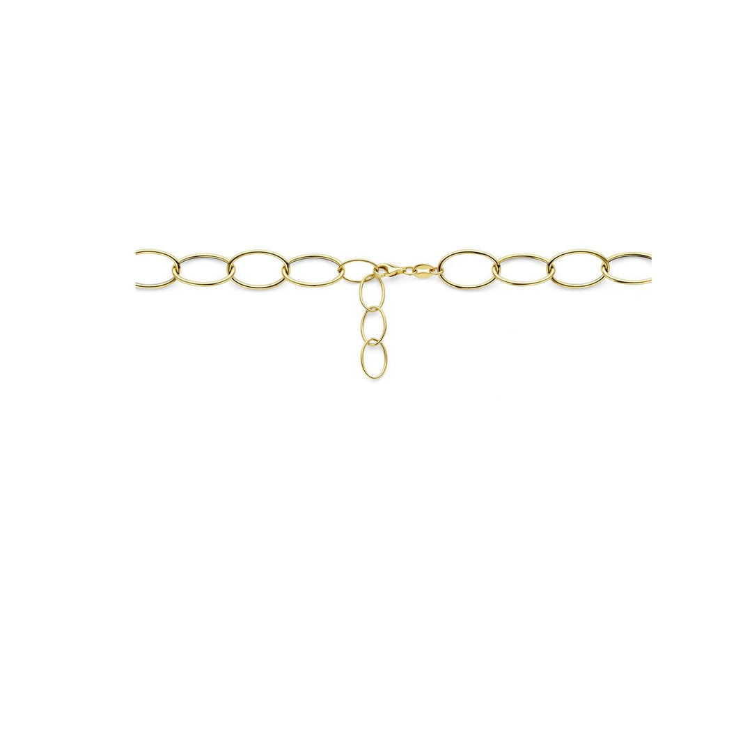 14k Geelgouden anker collier dames