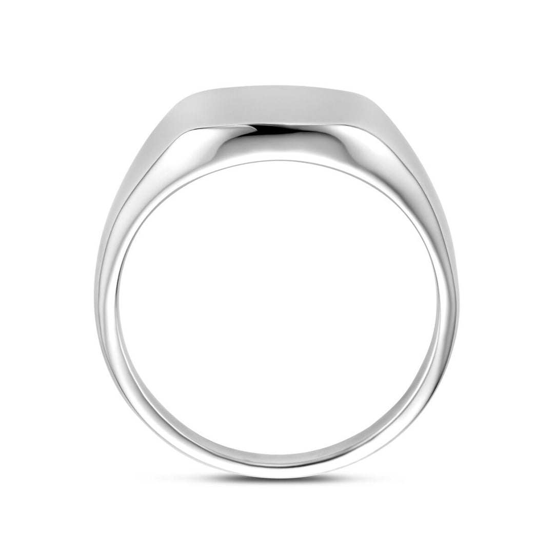 925 Gerhodineerd Zilveren Graveerring