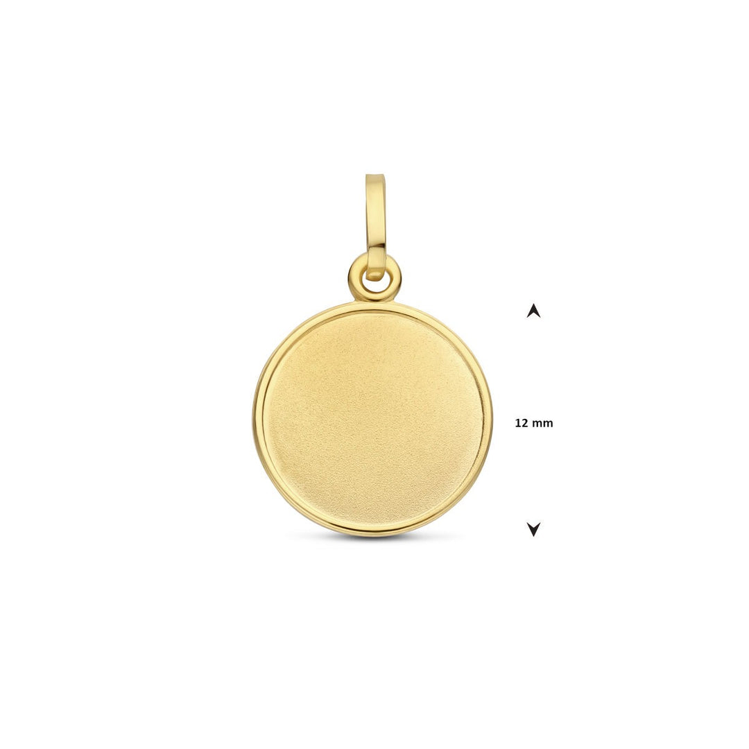 14k geelgouden graveerhanger – subtiel en betekenisvol