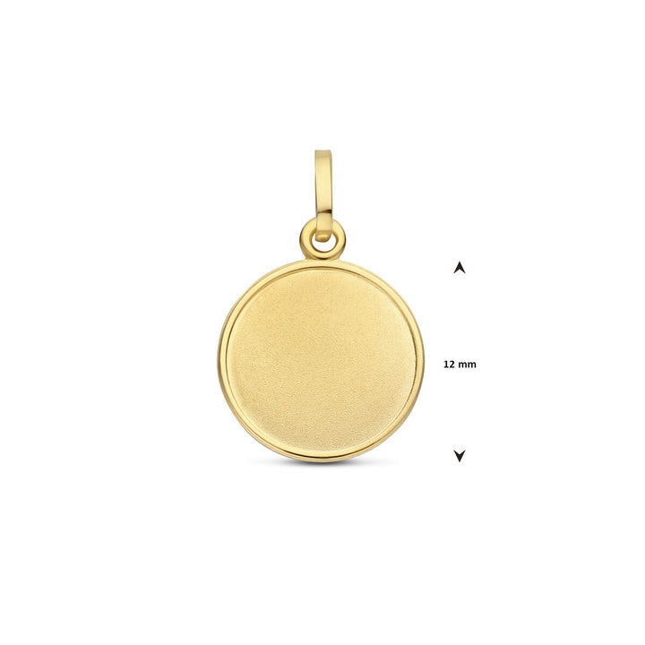 14k geelgouden graveerhanger – subtiel en betekenisvol