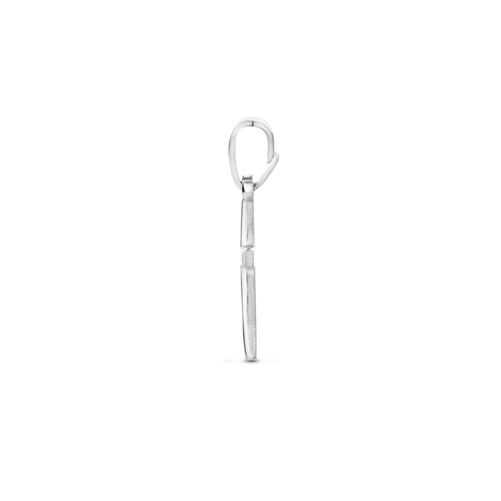 Zilveren kruis hanger – gerhodineerd 925 zilver