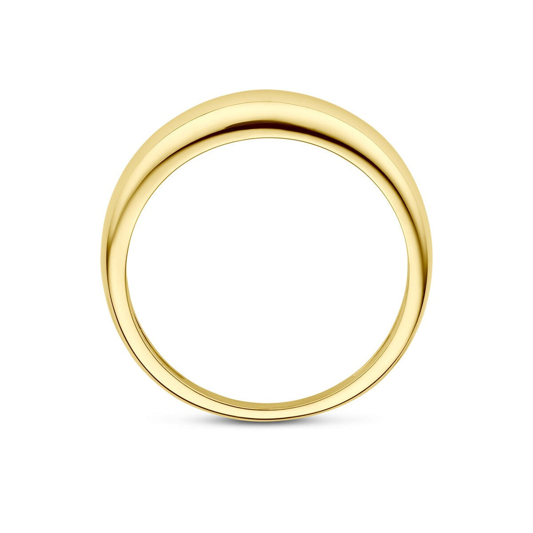 14k Geelgouden ring – 5 mm breed