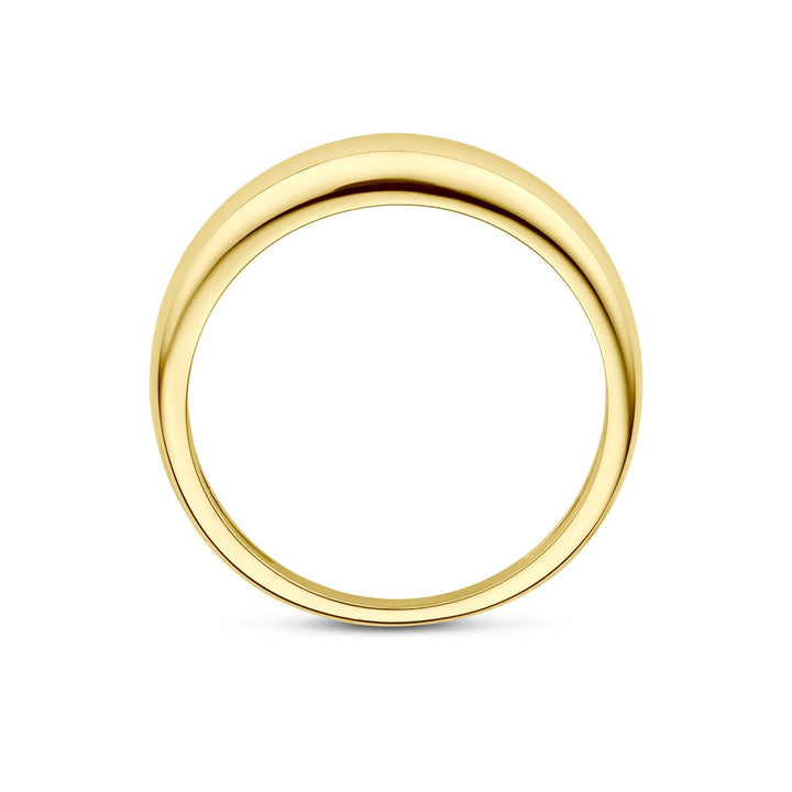 14k Geelgouden ring – 5 mm breed
