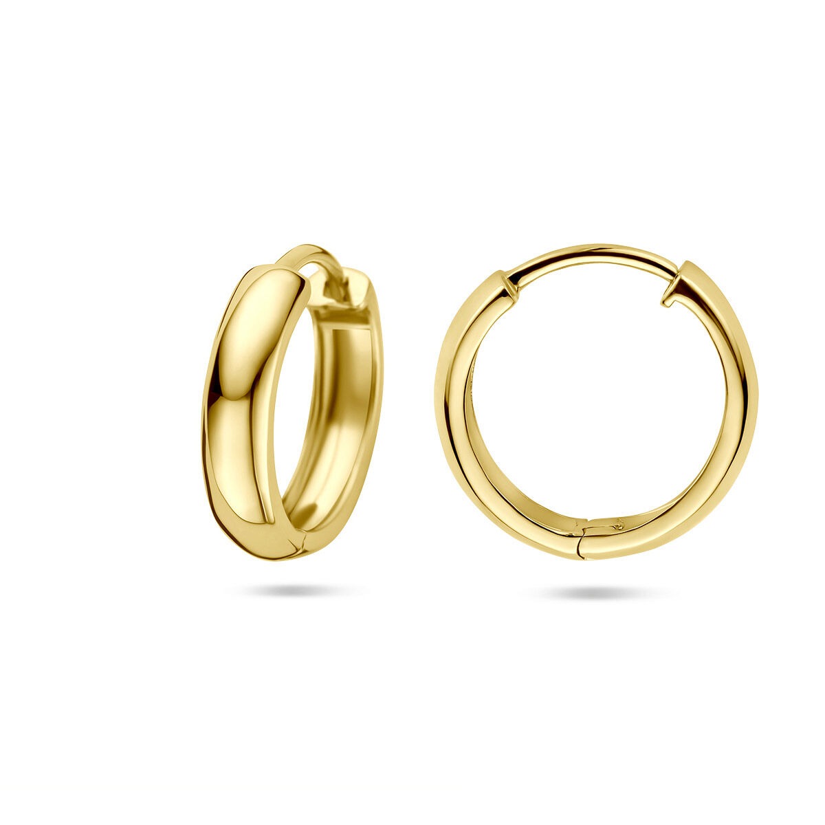 9k Geelgouden klapoorringen 3,5 mm