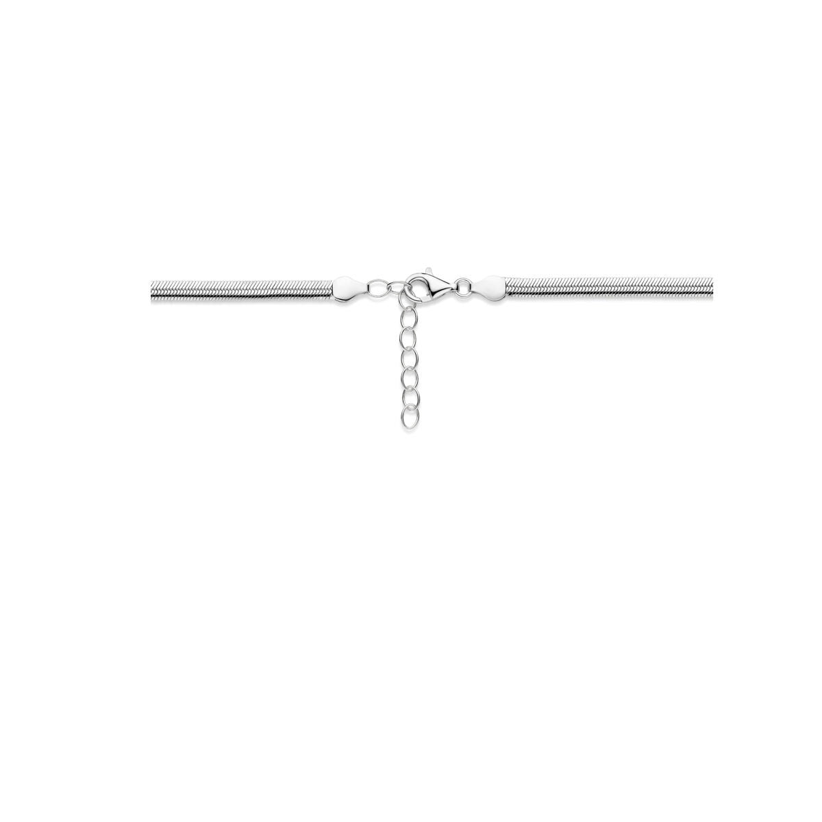 Gourmette ketting zilver – gerhodineerd 925 zilver, 4.6 mm
