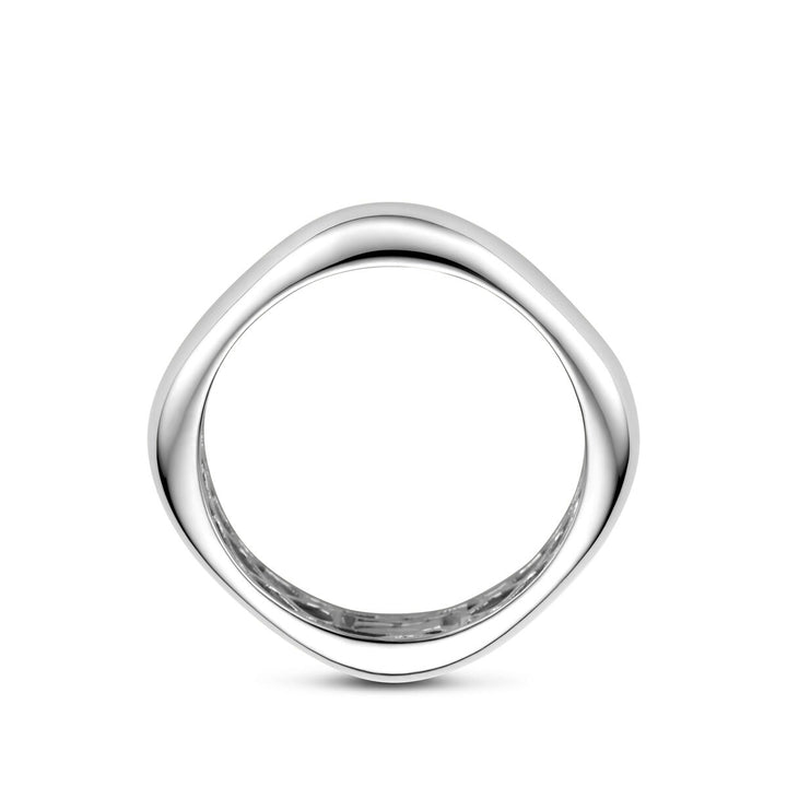 Witgouden ring – 14k witgoud, 4 mm breed