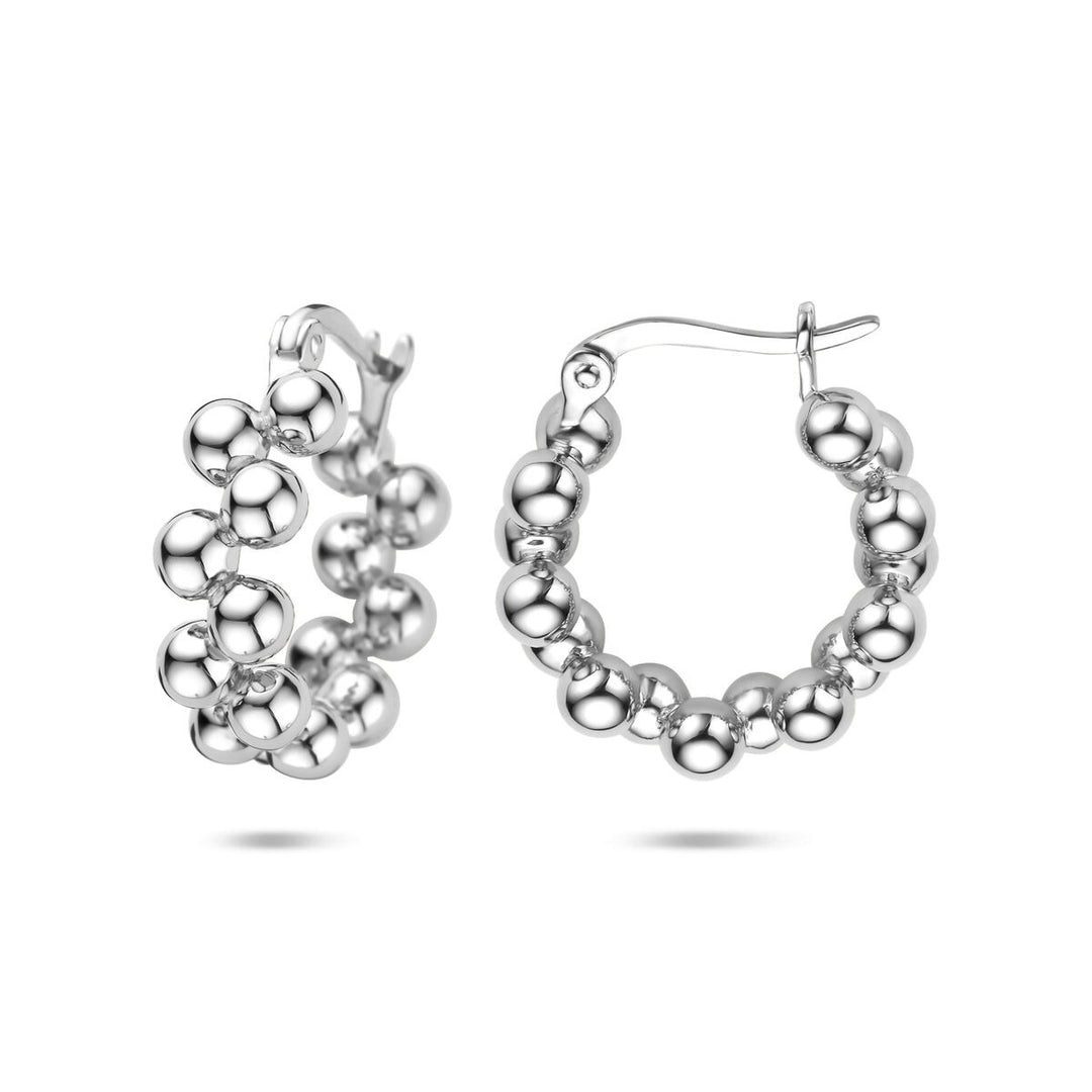 Zilveren oorringen – gerhodineerd 925 zilver