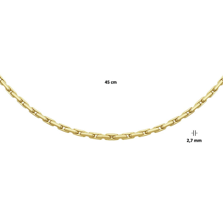 9k Geelgouden Cardano Collier