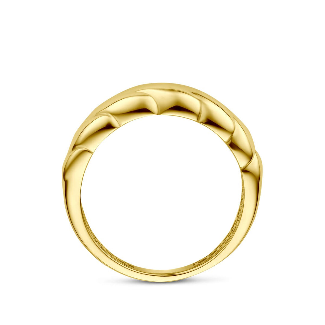 9k geelgouden damesring