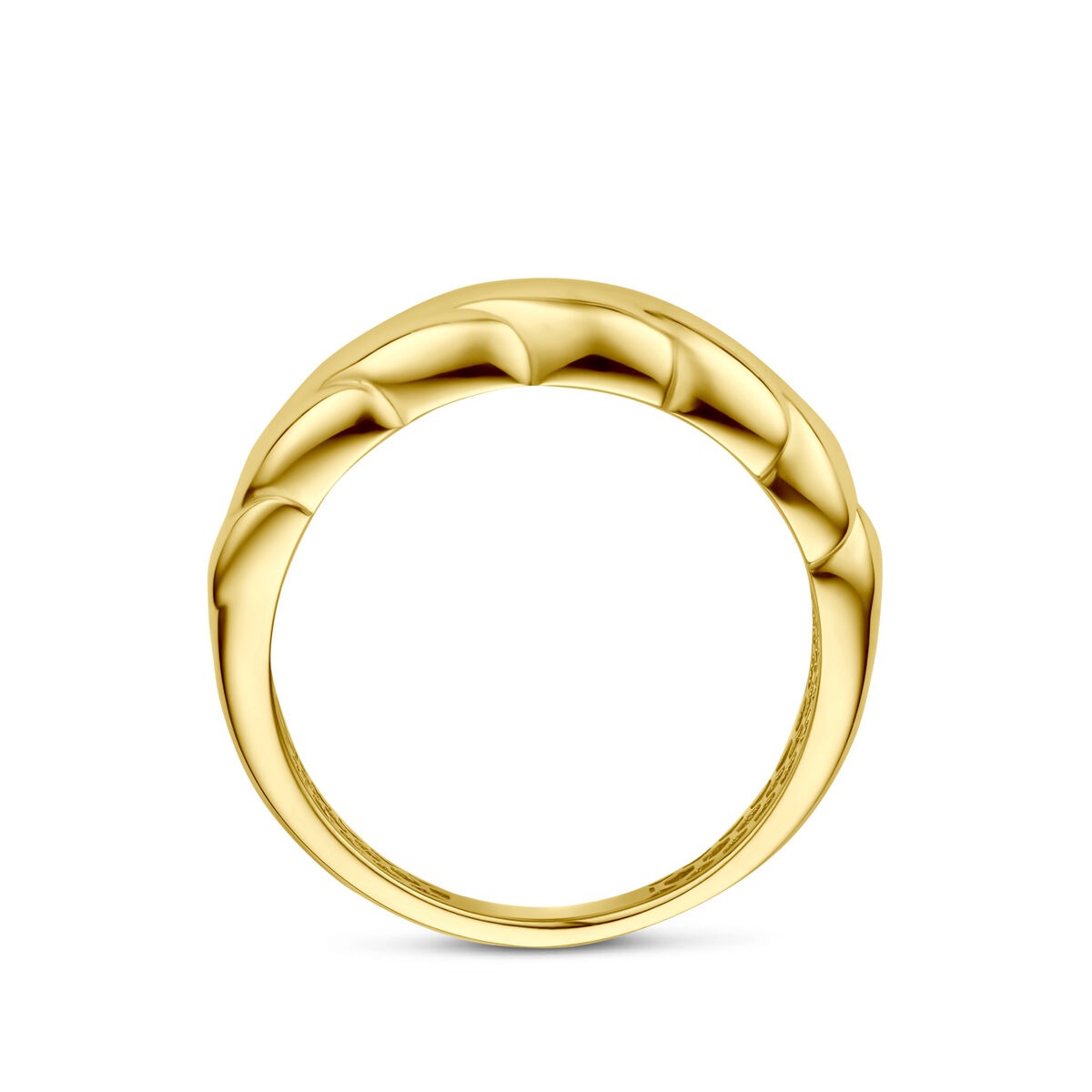 9k geelgouden damesring