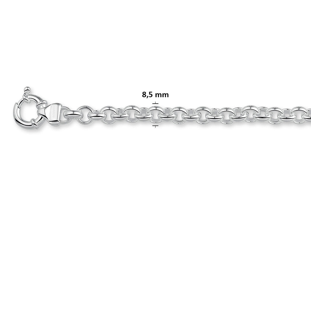 Zilveren Jasseron Ketting Zonder Hanger