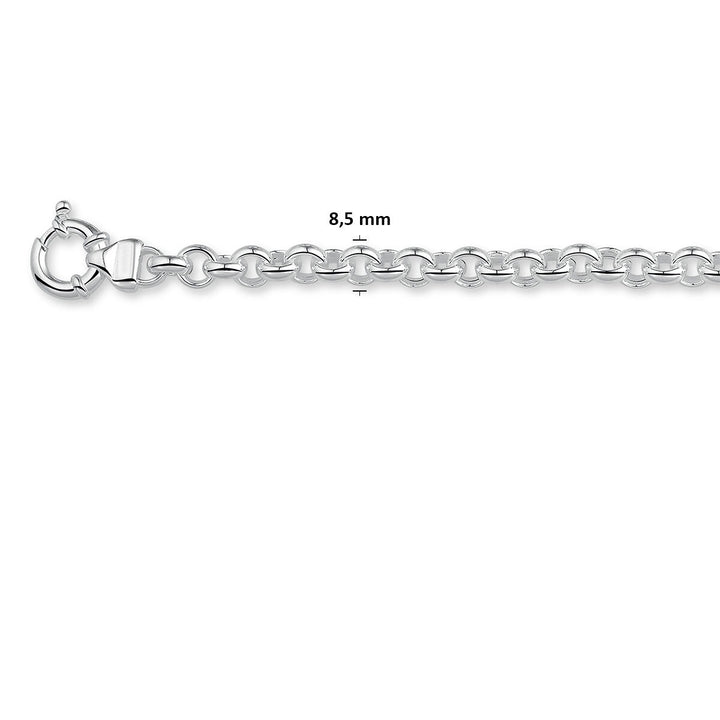 Zilveren Jasseron Ketting Zonder Hanger