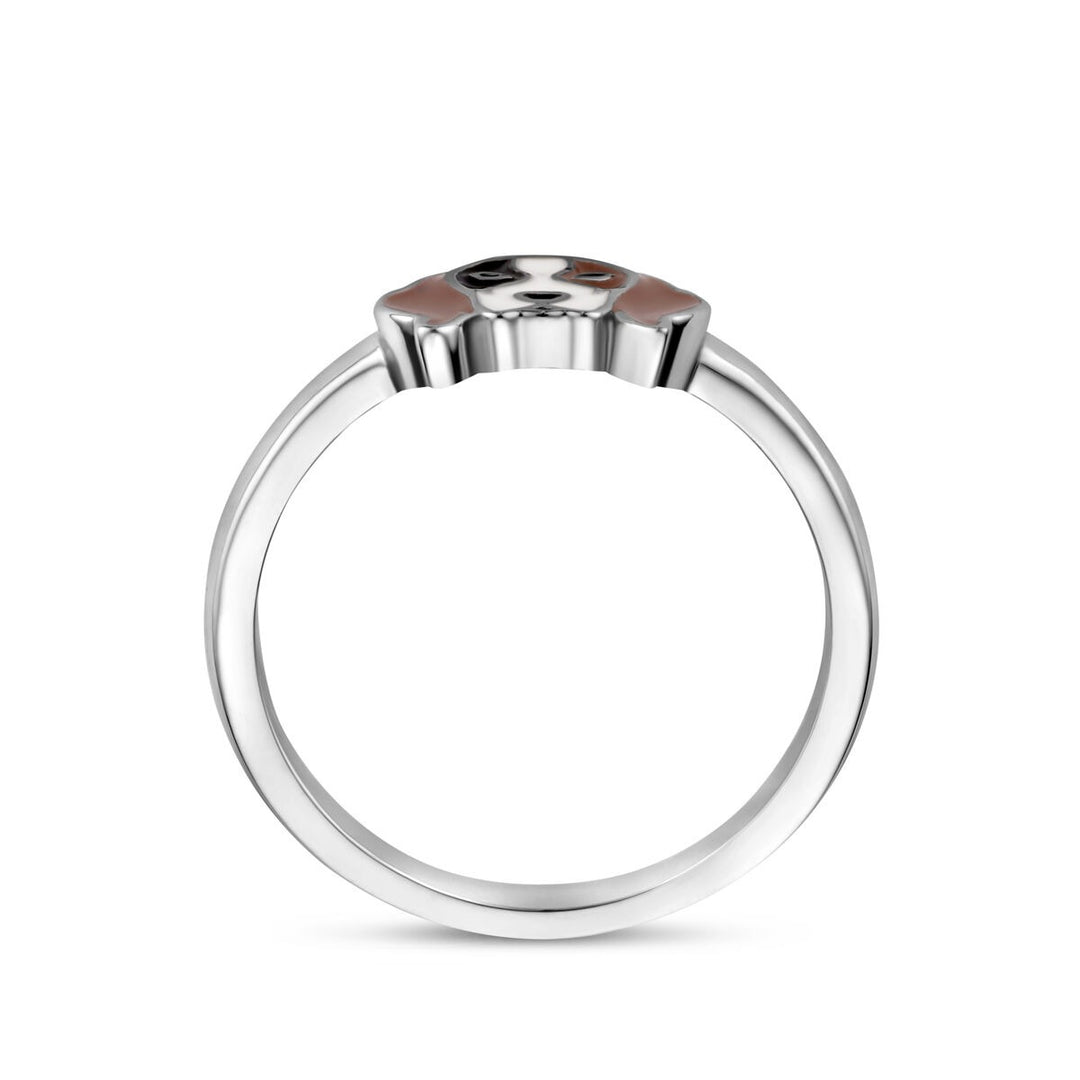 Zilveren kinder ring met hond – gerhodineerd 925 zilver