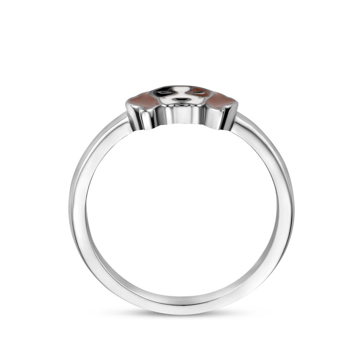 Zilveren kinder ring met hond – gerhodineerd 925 zilver