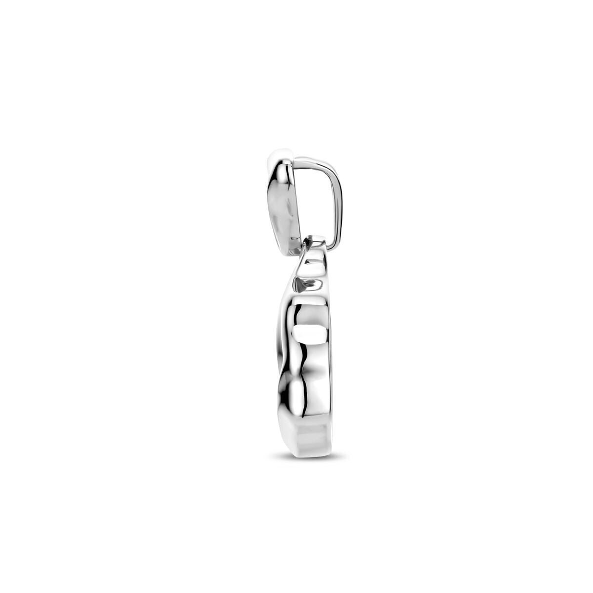 Zilveren hanger – gerhodineerd 925 zilver, 22x16 mm