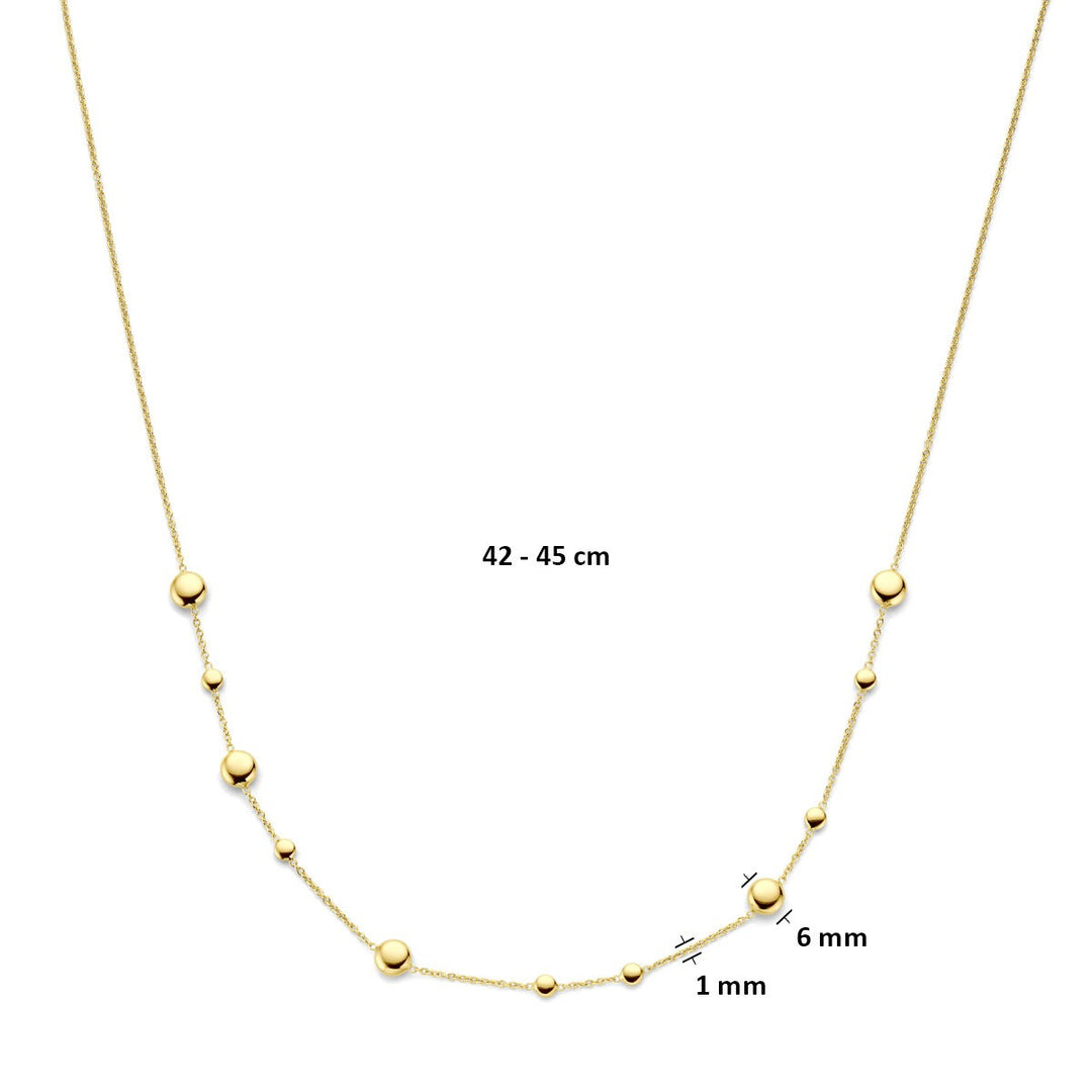 collier 42 - 45 cm 14K geelgoud
