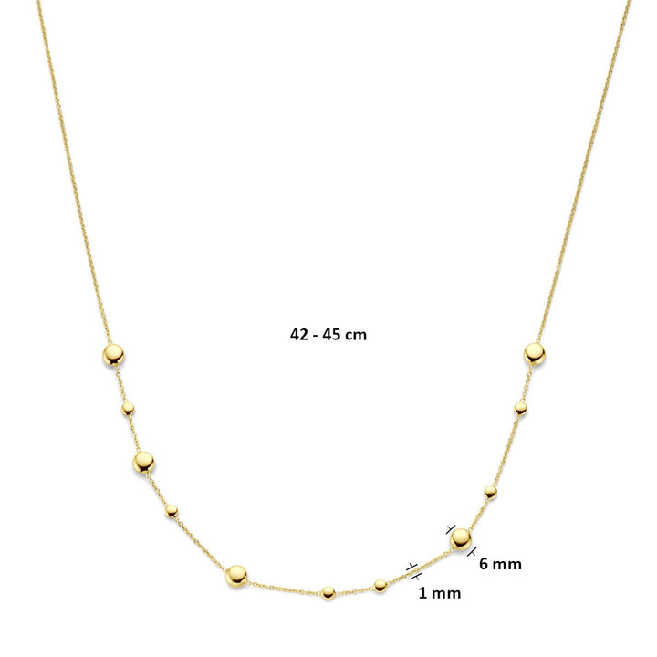 collier 42 - 45 cm 14K geelgoud