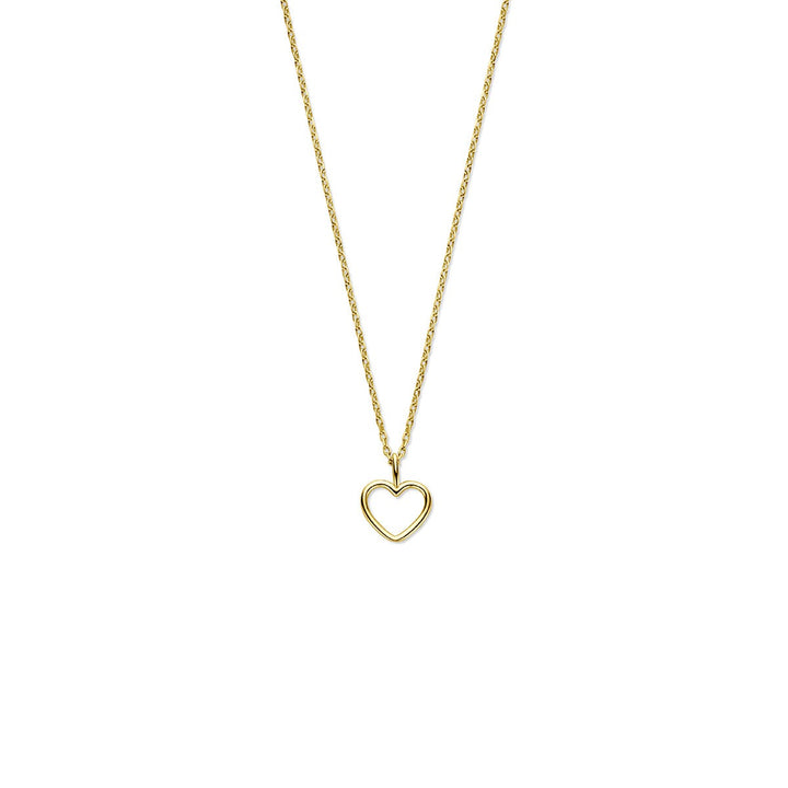 Gouden hartjes collier – 14k