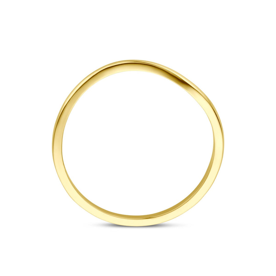 14k geelgouden ring 3 mm