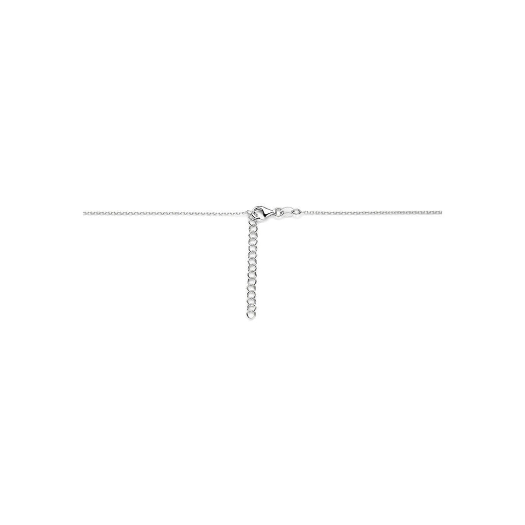 Gerhodineerd 925 zilveren collier met hanger